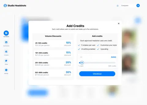 Add credits Add credits